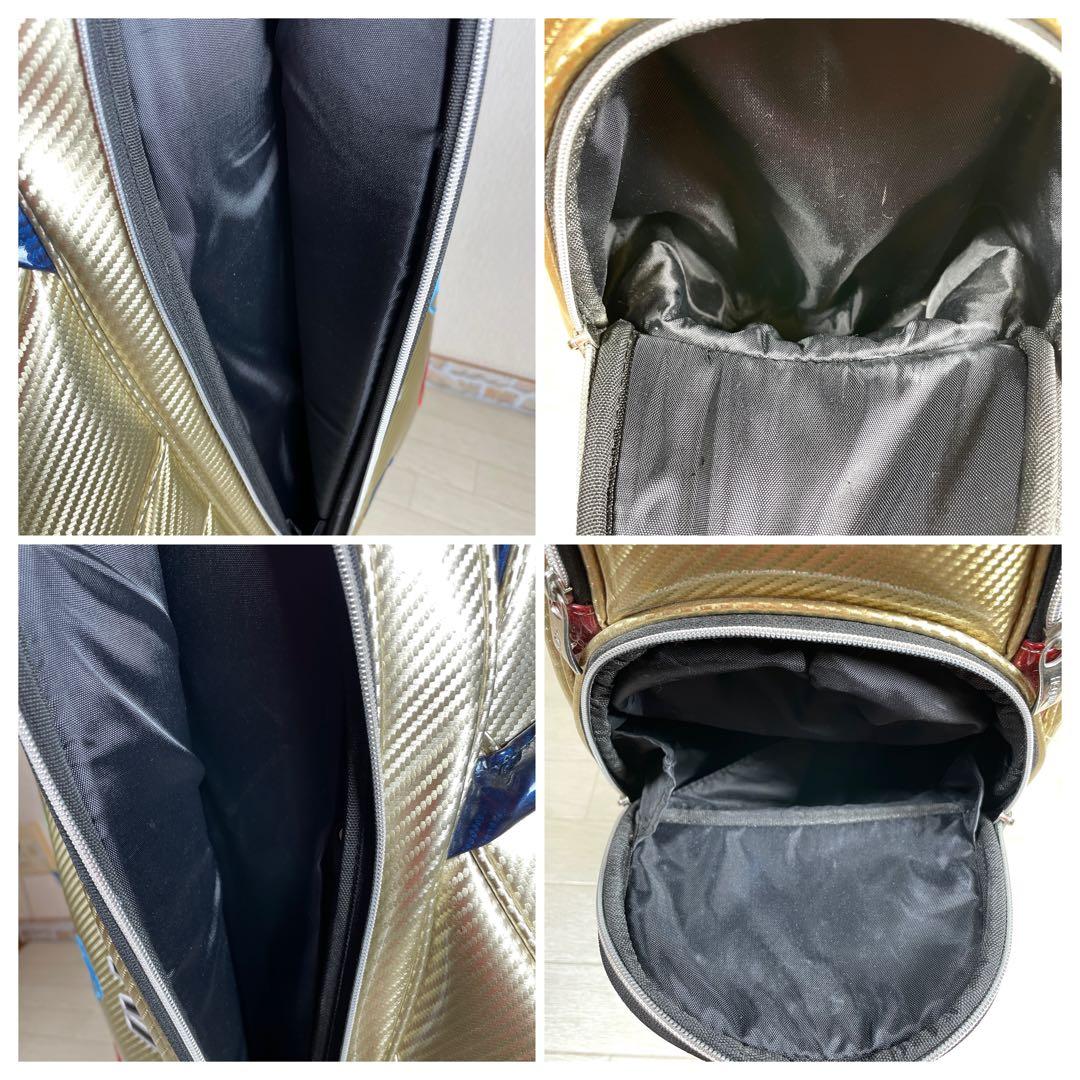 希少品　HONMA ホンマ キャディバッグ　ゴルフバッグ　モグラ刺繍　フード無し