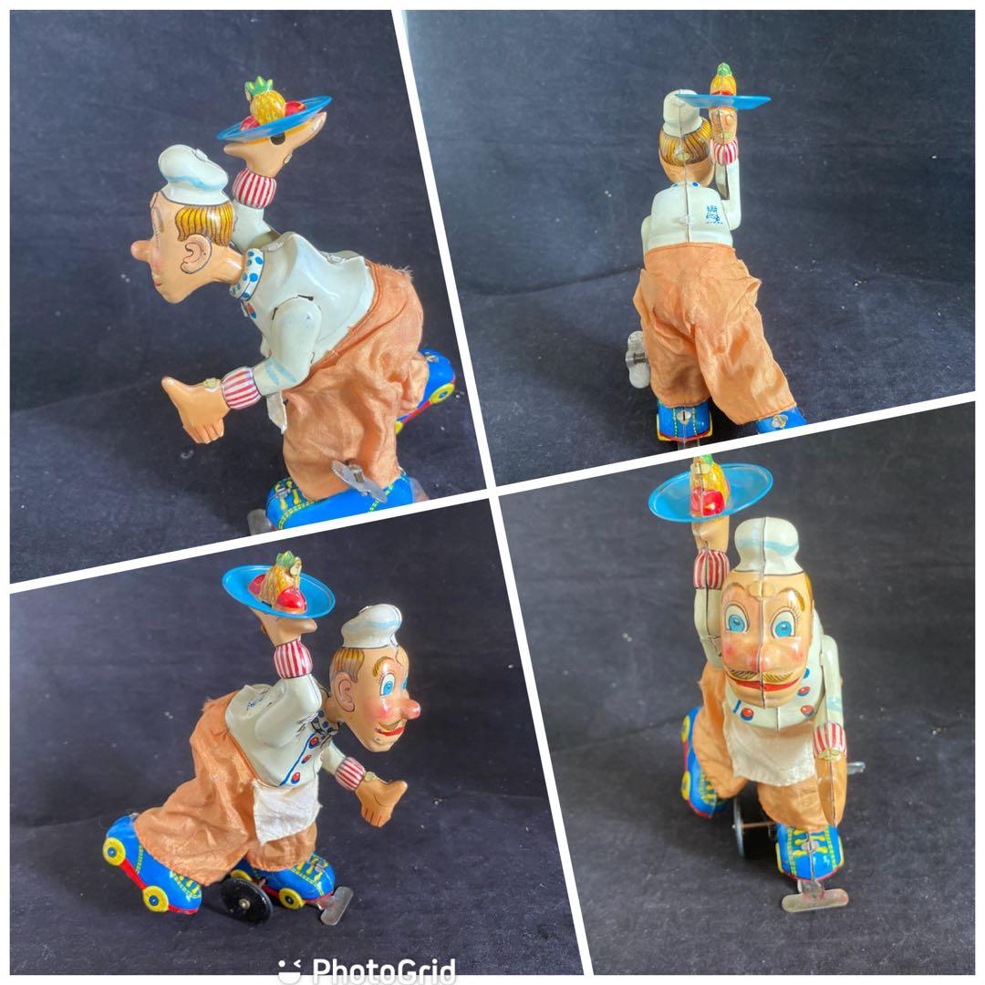 ⭐️1950年代？トープレ製　シェフのスケーター/箱付きです。