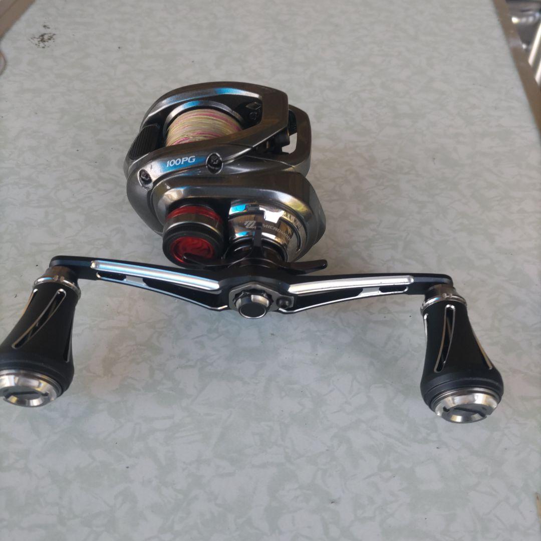 炎月 100PG ベイトリール DRESSロングハンドルカスタム