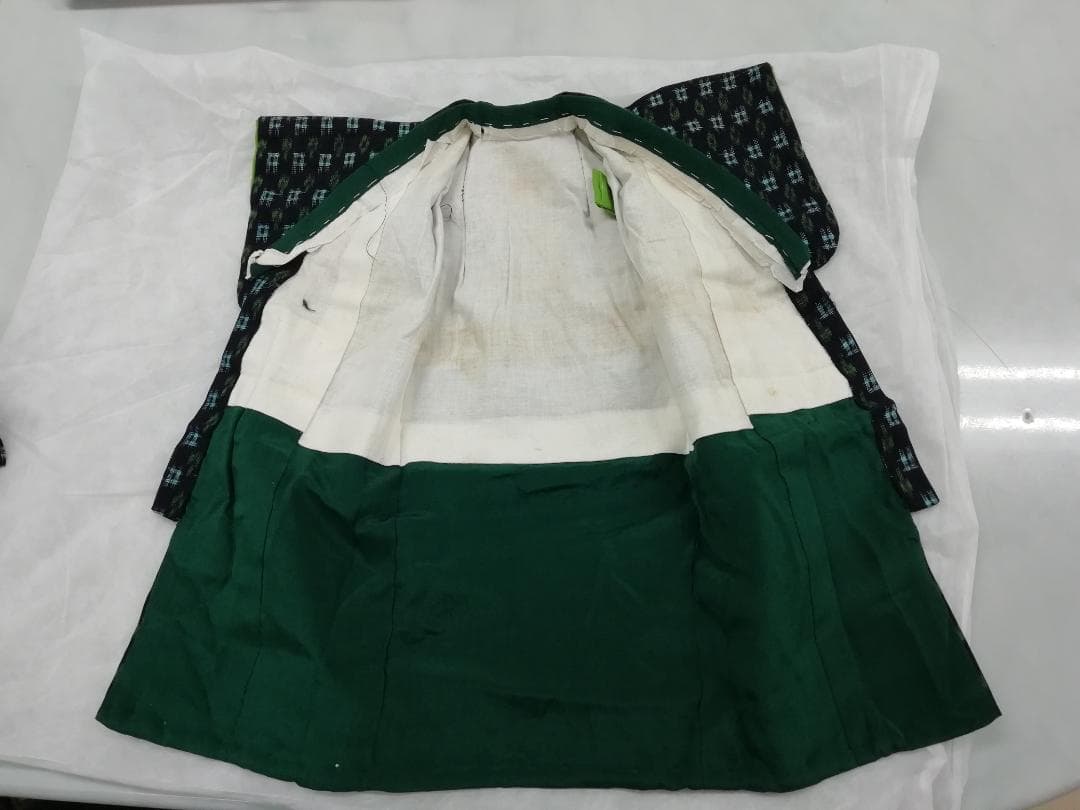 木綿絣市松人形の着物