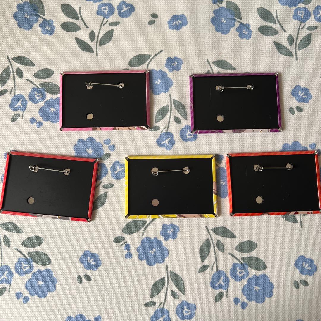 バンドリ！BanG Dream! ウィーク！ スクエア缶バッジ 5点セット