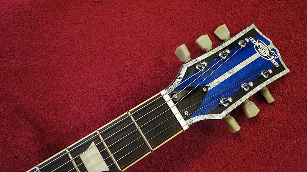 SGB ブルーバースト ラッカーオリジナル塗装 ビグスビー アルニコV・PU