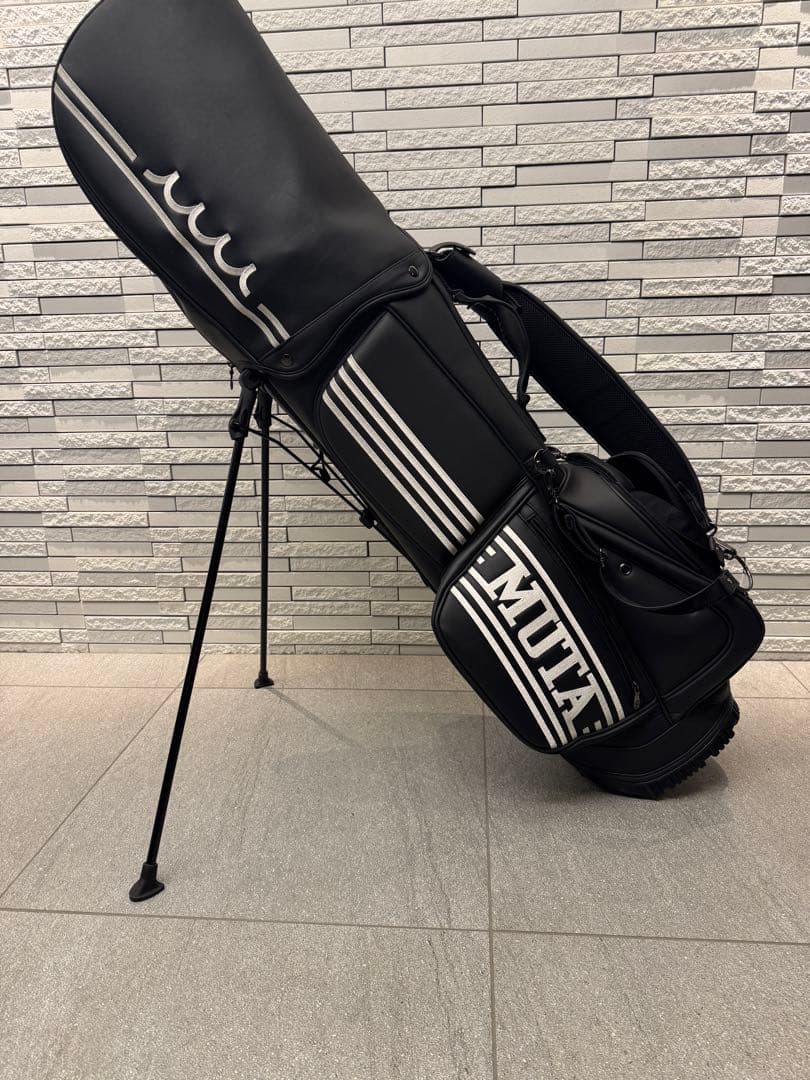 (ヘッドカバー3点付)2025年版⭐︎MUTA ゴルフバッグ ブラック⭐︎