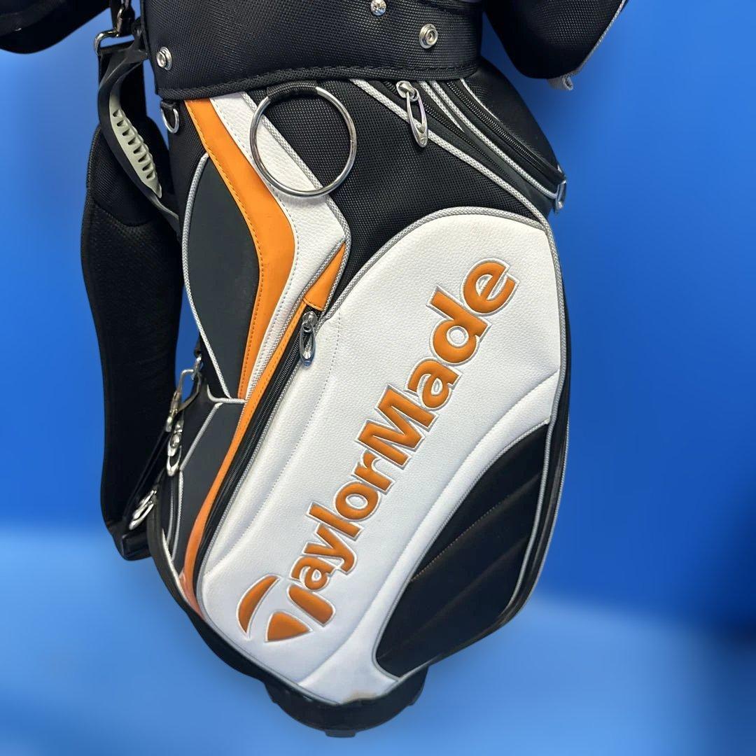 TaylorMade キャディバッグ ブラック/ホワイト/オレンジ