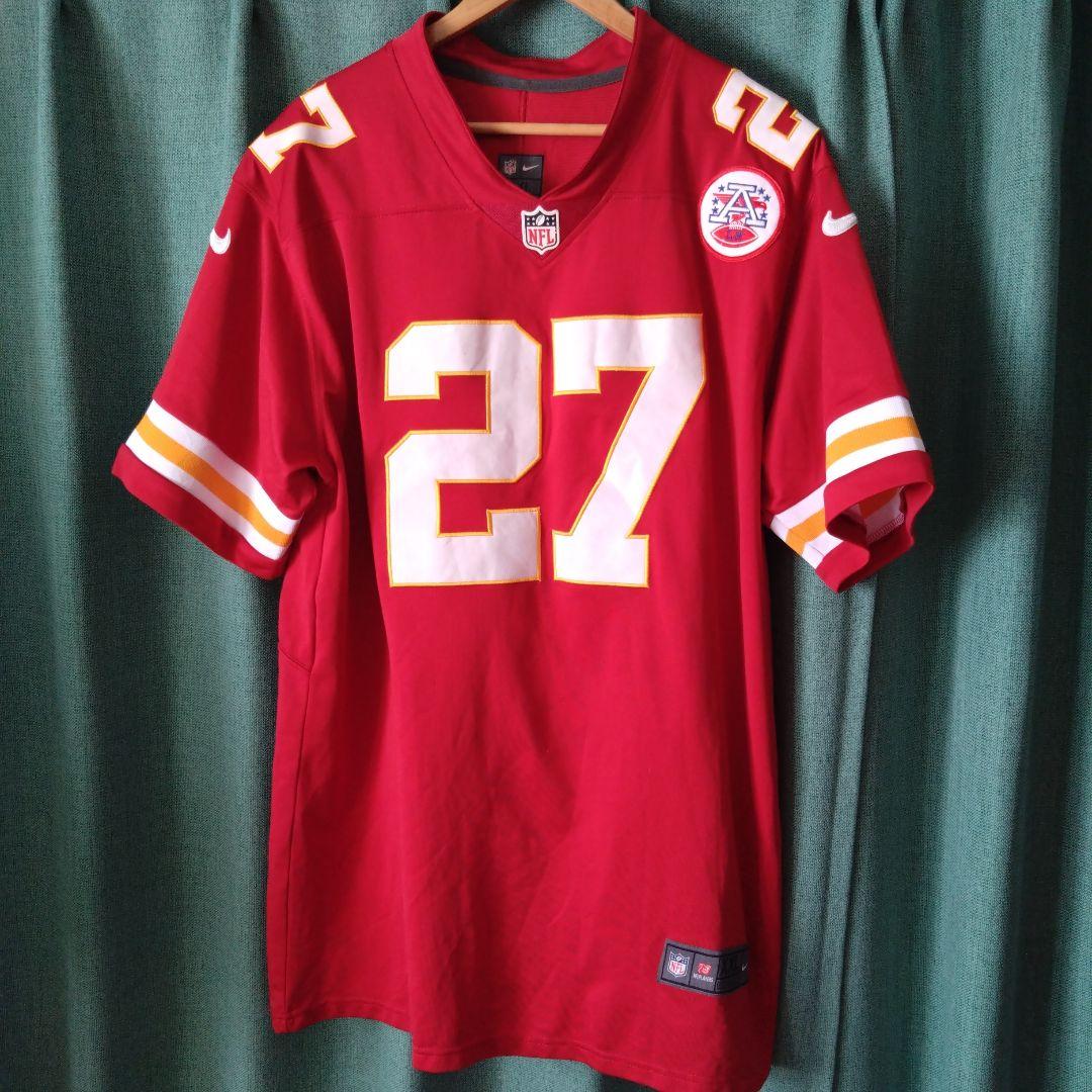 NIKEカンザスシティチーフスHUNT27番アメリカンフットボールジャージXXL