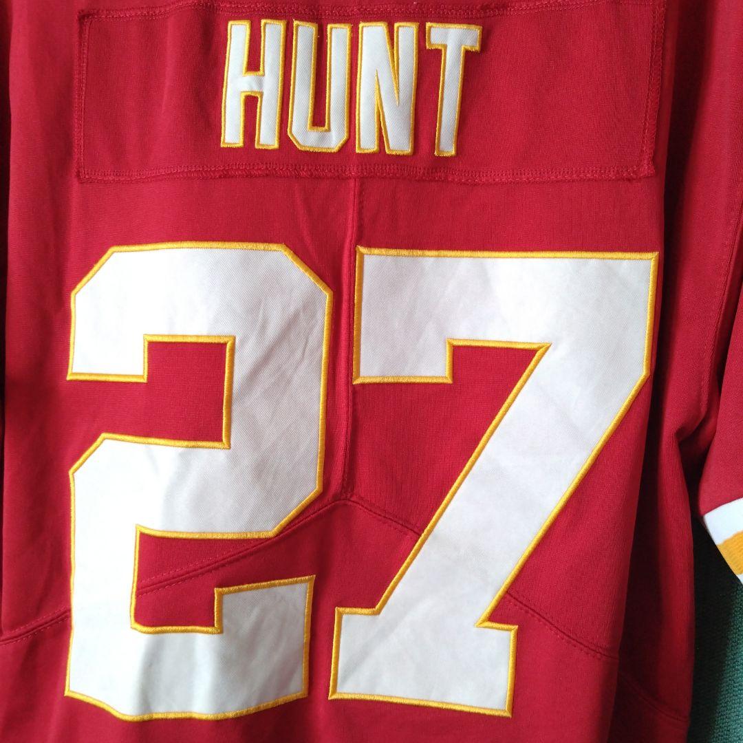 NIKEカンザスシティチーフスHUNT27番アメリカンフットボールジャージXXL