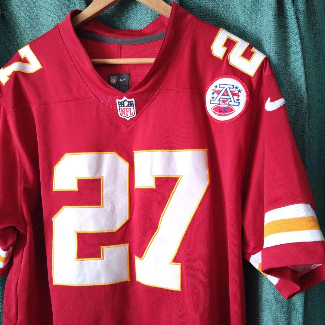 NIKEカンザスシティチーフスHUNT27番アメリカンフットボールジャージXXL