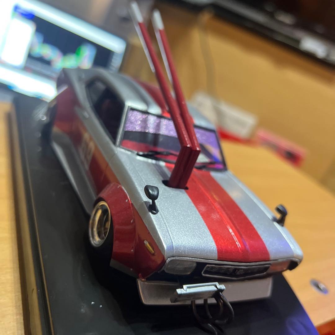 豚けつローレル1/24 傑作品シルバー/レッド