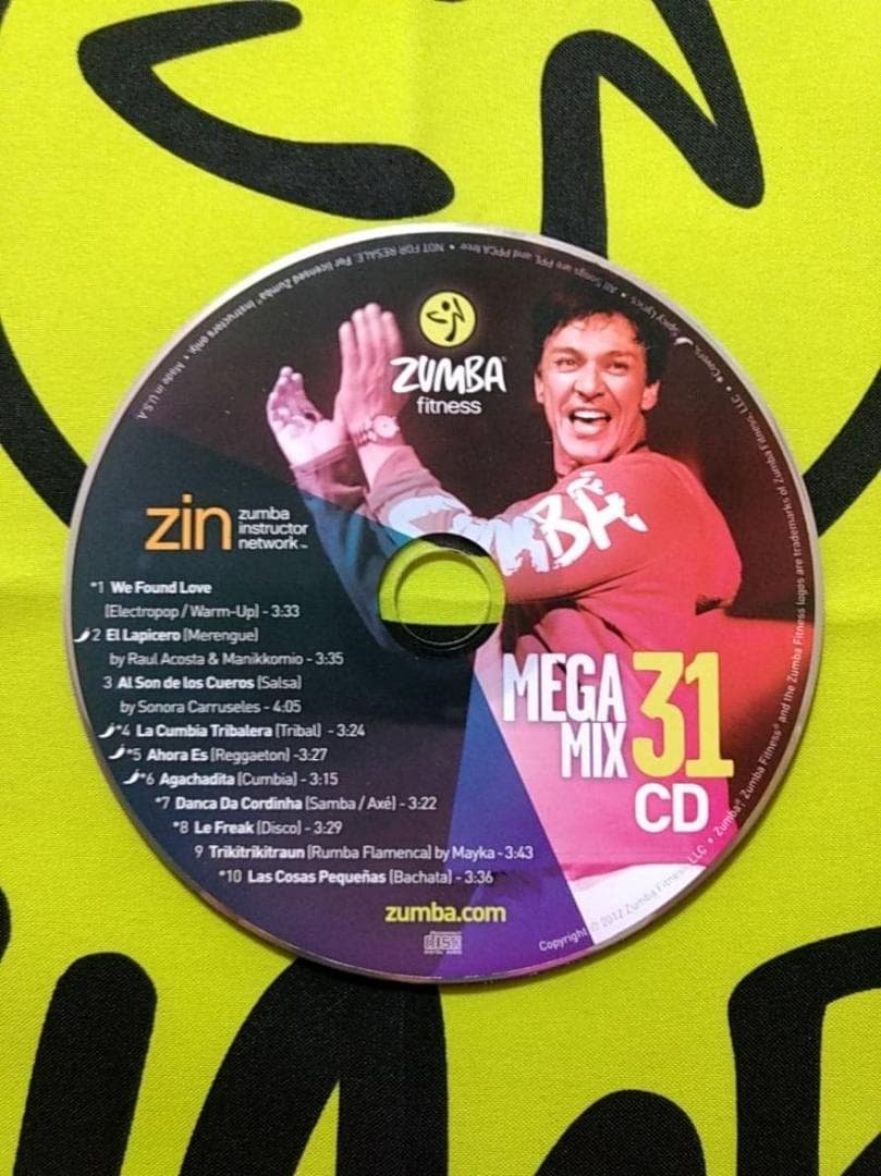 ZUMBA　ズンバ　MEGAMIX31～MEGAMIX40　CD　10枚セット