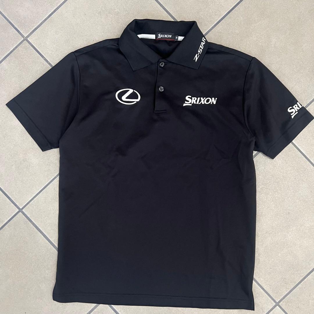 SRIXON スリクソン　LEXUS レクサス　ポロシャツ　ロゴ　メンズ　M 黒