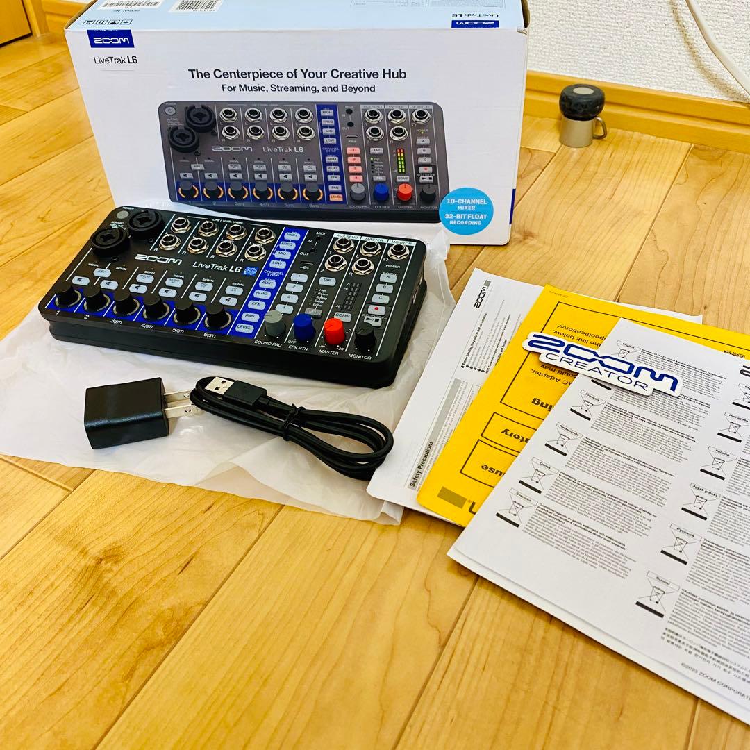 ほぼ未使用品✨極美品 ZOOM LiveTrak L6 デジタルミキサー