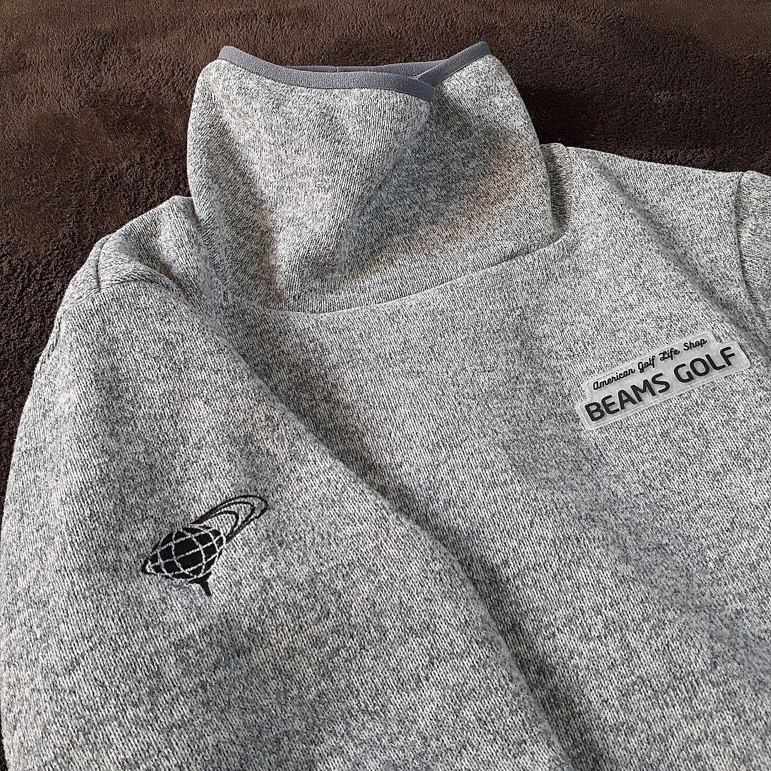 ビームスゴルフ POLARTEC フリース プルオーバープ&パンツグレー系 M