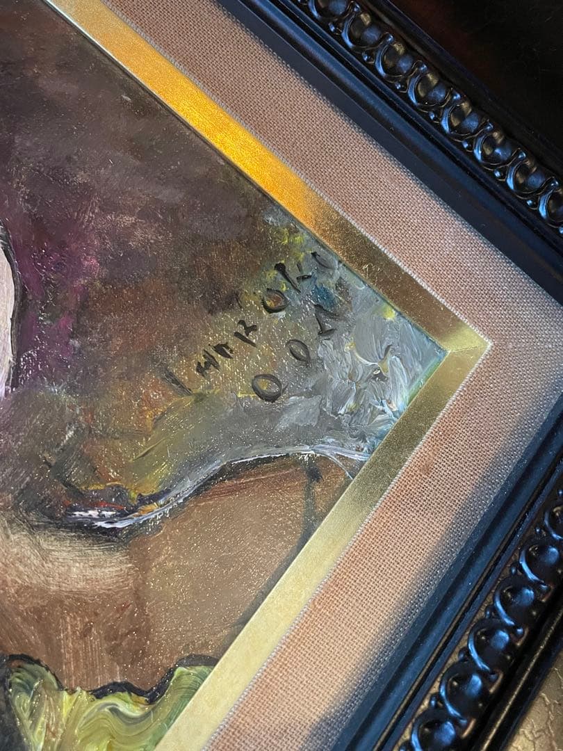 絵画　織田廣喜　オダヒロキ　少女　油彩　織田ひろき　美術品　アート　おだひろき