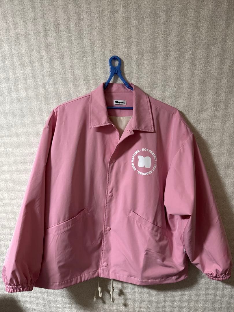 Nissy Naptime. コーチジャケット　ピンク