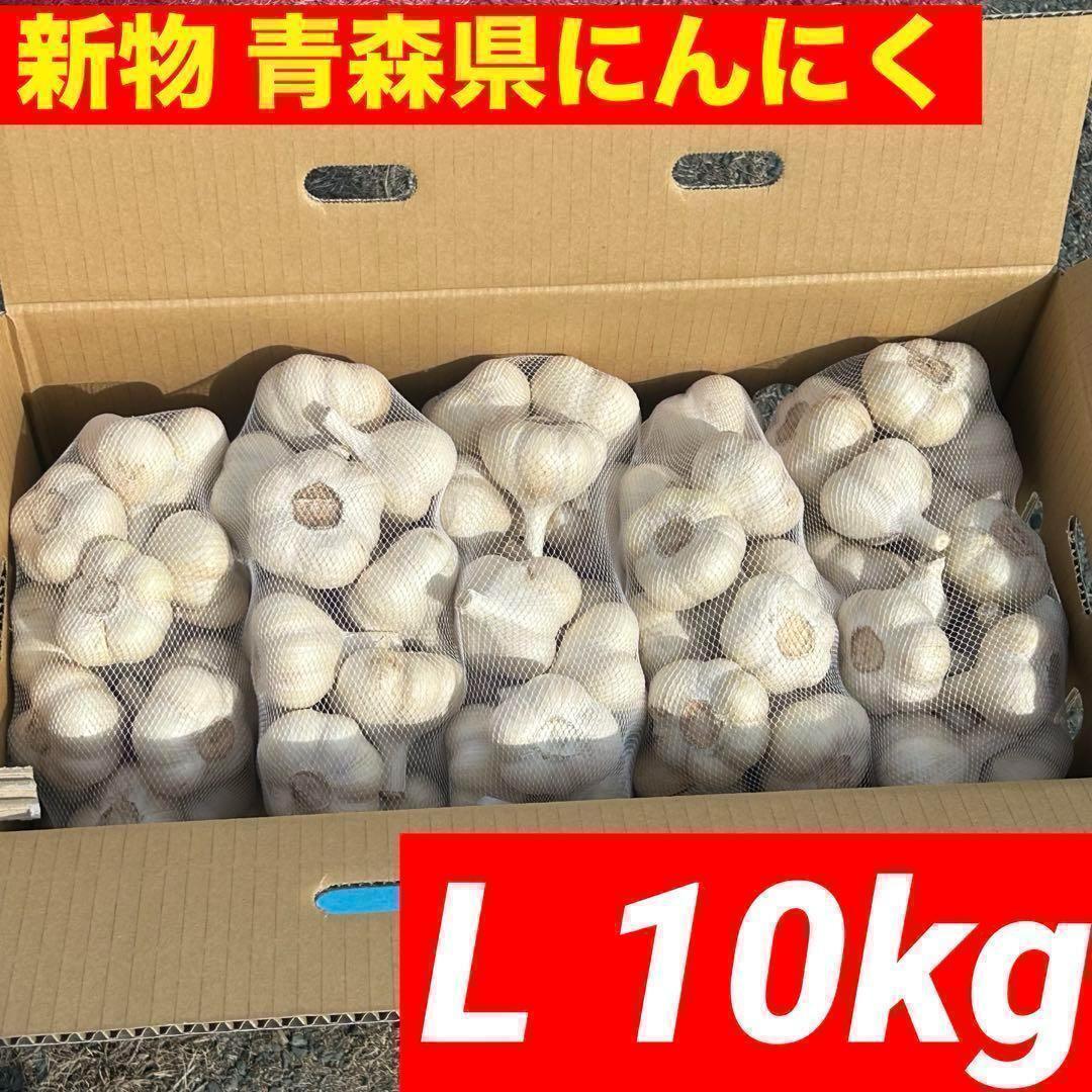 【大特価】新物 青森県産 にんにく L 10kg 福地ホワイト 種おすすめ
