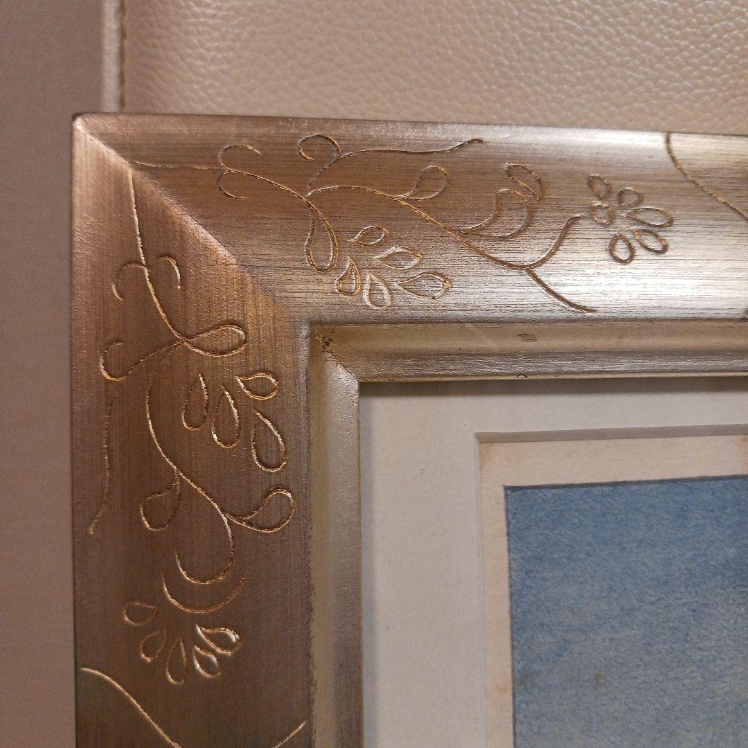 伊東深水 美しい木版画 額付き サイズ192×165mm