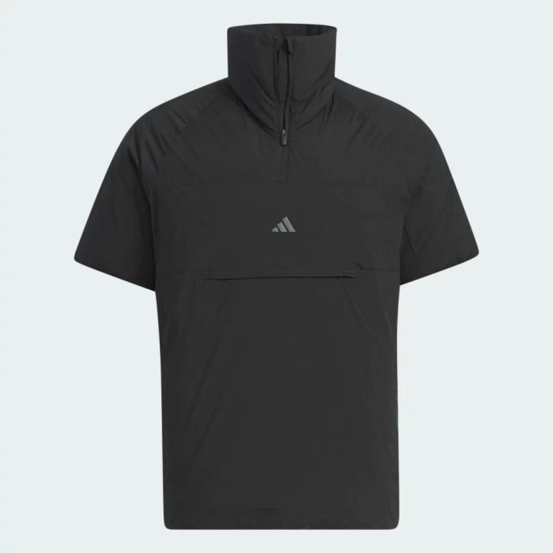 Adidas 撥水　アノラック　ハイネック　半袖ダウンジャケット　タグ付き