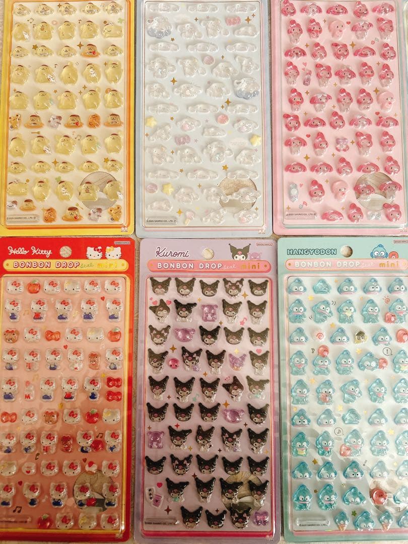 お値下げ【正規品】ボンボンドロップシール10枚セット　サンリオ　たまごっち