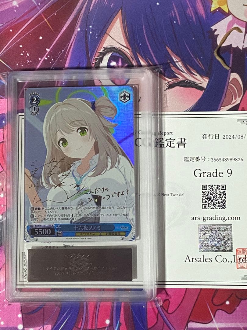 ヴァイスシュヴァルツ　十六夜ノノミ　ブルーアーカイブ　ars9