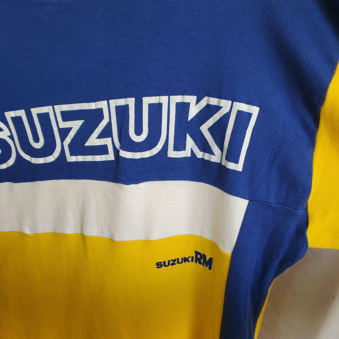 希少 90s SUZUKI　モーターサイクル　ロンt 車 バイク 古着
