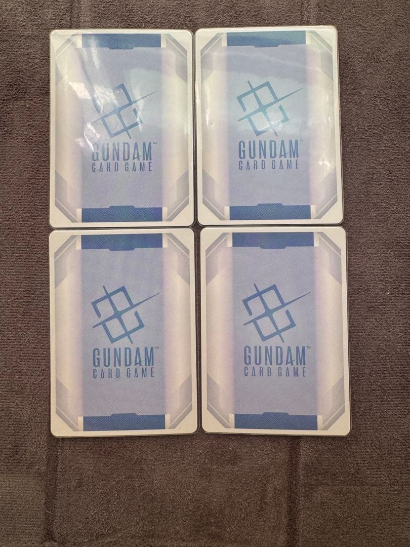 ガンダムカードゲーム GQuuuuuuX ジークアクス LR+ パラレル　4枚