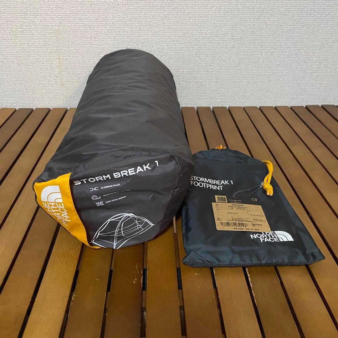 ノースフェイス ストームブレイク1 新品未使用専用フットプリント付き ソロテント