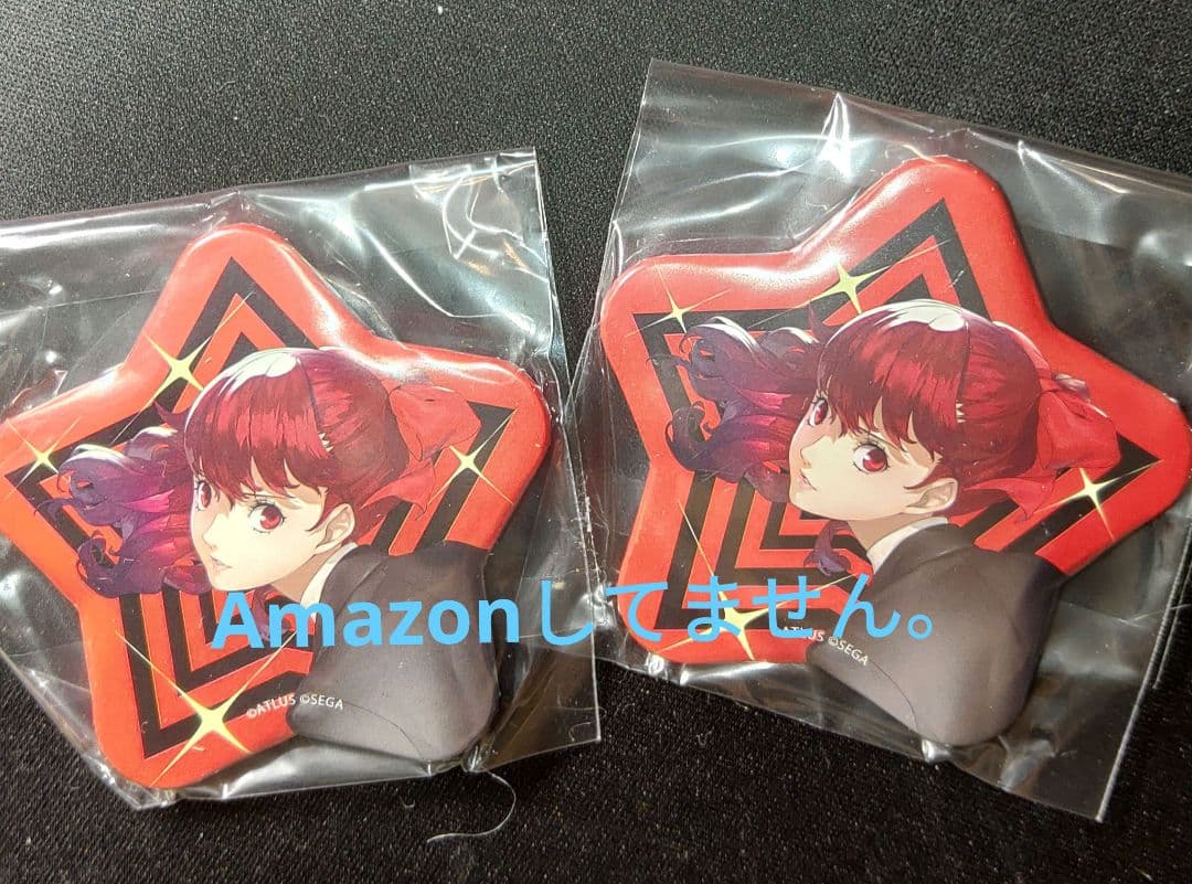 ペルソナ5 スター缶バッジ　芳澤かすみ　2個セット