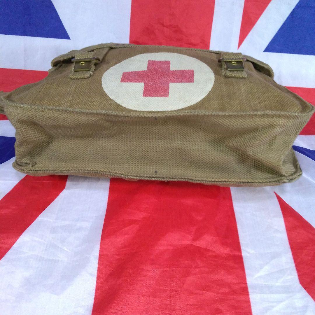 イギリス軍 1943年製 RED CROSS　(赤十字） ショルダーバッグ