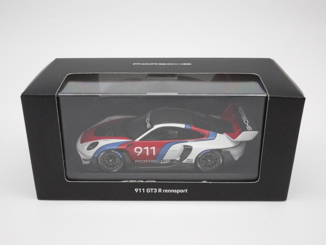 あべしゅん 1/43 ポルシェ 911 (992) GT3 R ホワイト