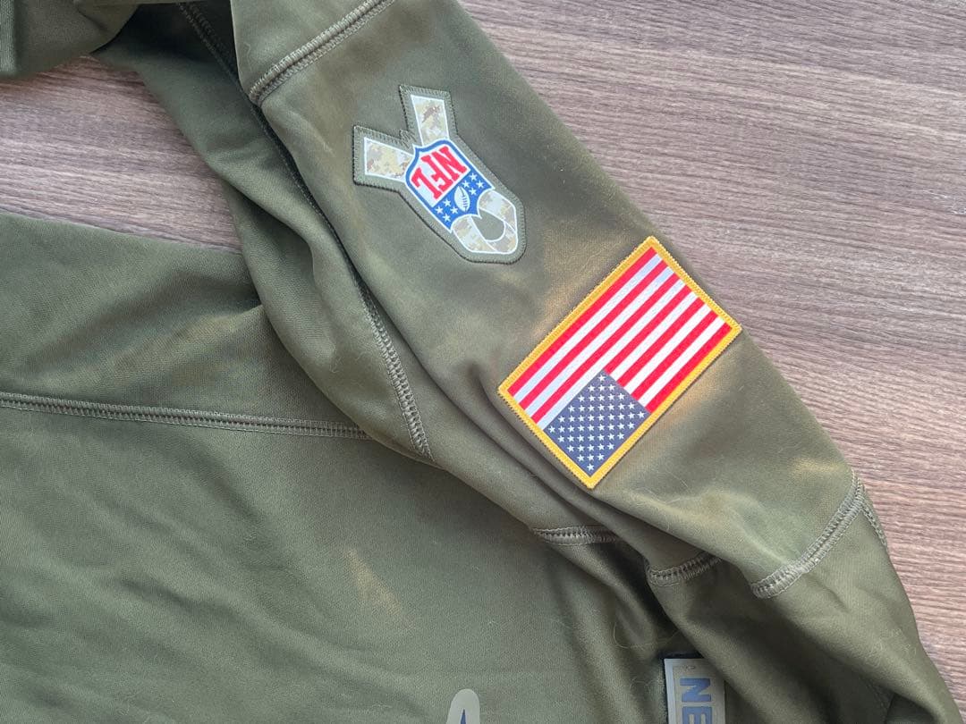 NFL ニューイングランド　ペイトリオッツ　迷彩パーカー　　L NIKE