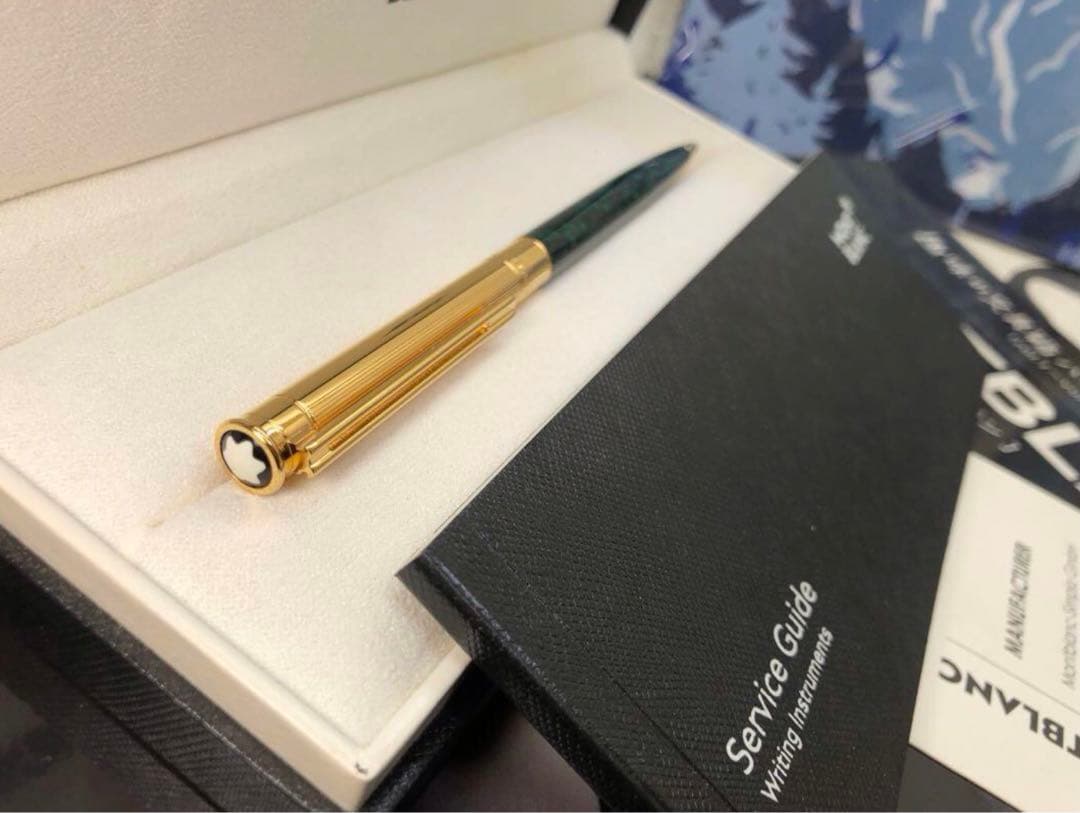 ⭐️幸運へ導くグリーン瑪瑙⭐️モンブラン・ノブレス・ドゥエ⭐️ハイエンドモデル！⭐️