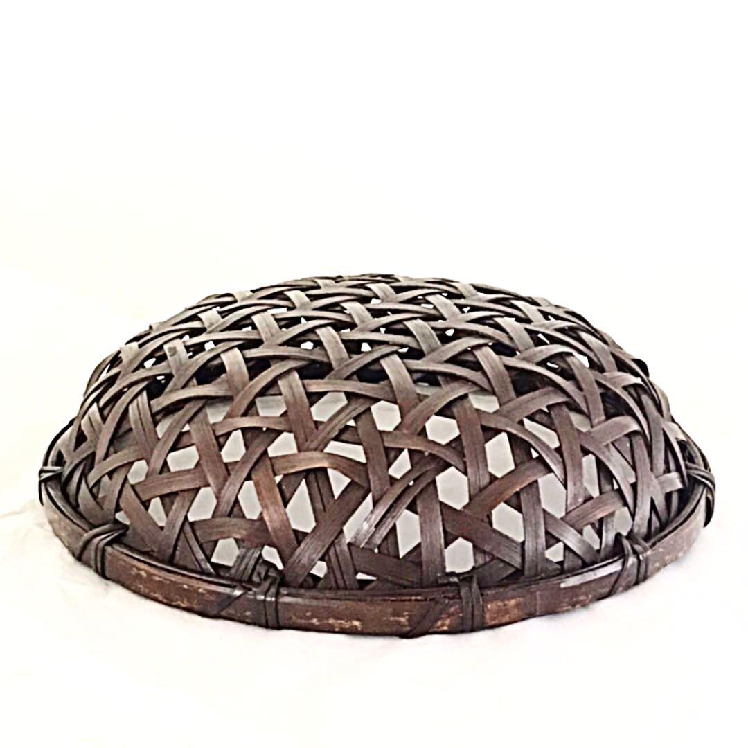 虎斑竹 盛り籠 中