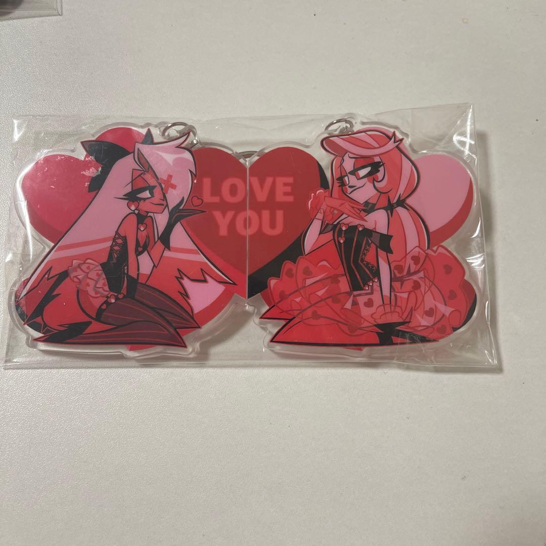 ハズビンホテル キーチェーン キーホルダー バレンタイン チャーリー ヴァギー