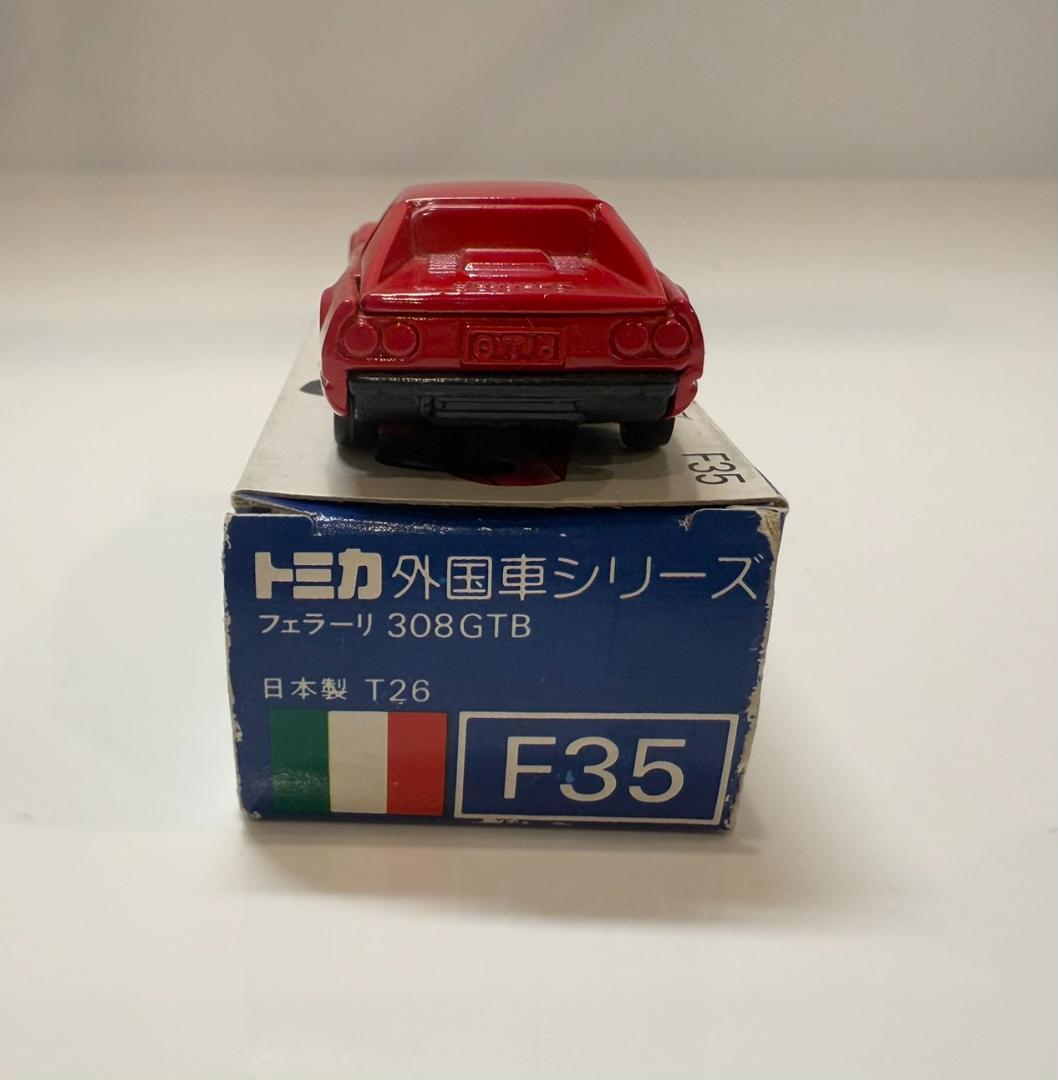 トミカ フェラーリ 308GTB F35 日本製 青箱 外国車シリーズ