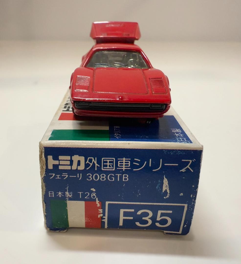 トミカ フェラーリ 308GTB F35 日本製 青箱 外国車シリーズ