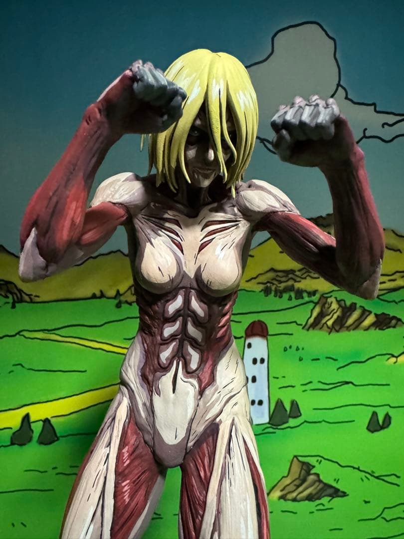 ✨　一番くじ　進撃の巨人　A賞 女型の巨人 二次元　リペイント　フィギュア　✨