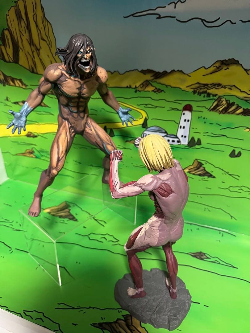 ✨　一番くじ　進撃の巨人　A賞 女型の巨人 二次元　リペイント　フィギュア　✨