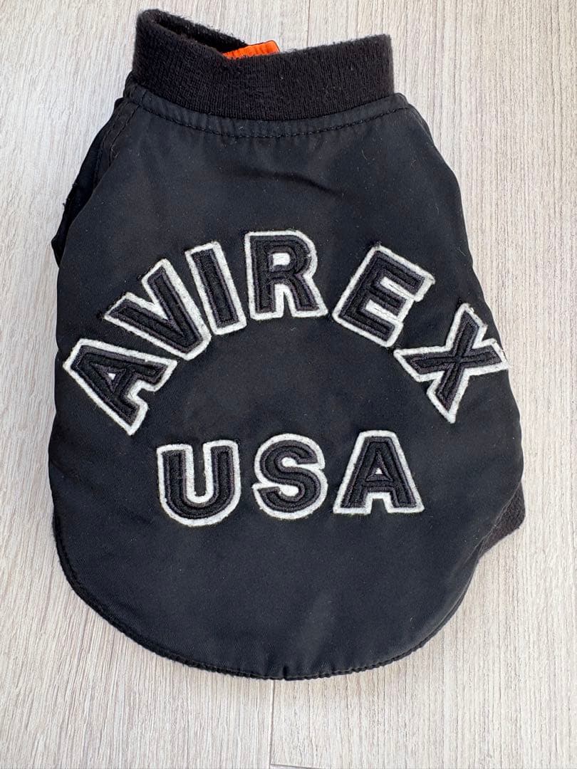 AVIREX 犬服 MA-1 定番のカーキ、ブラック2枚セット　XS