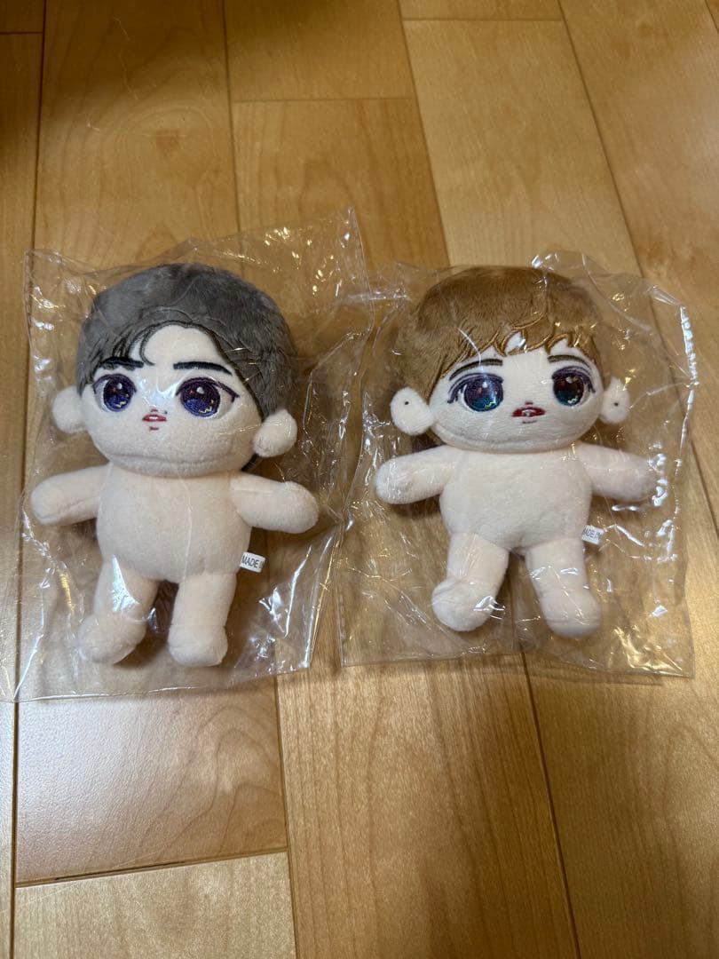 東方神起 ユノチャンミン 15センチぬいぐるみ TB着ぐるみ衣装 べべデュオ