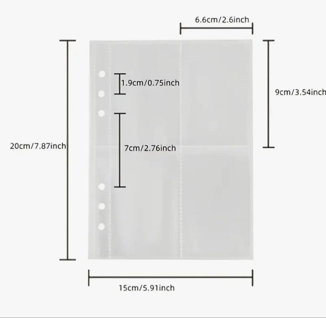 お得セット10冊　アクリル　バインダー　トレカ　 オタ活　手帳　リフィル20枚