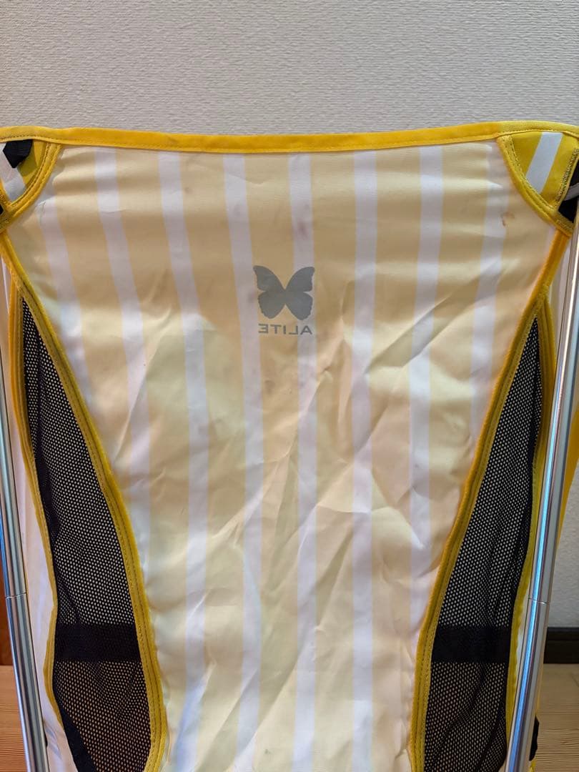 エーライト マンティスチェア イエロー系 美品 ゆるキャン