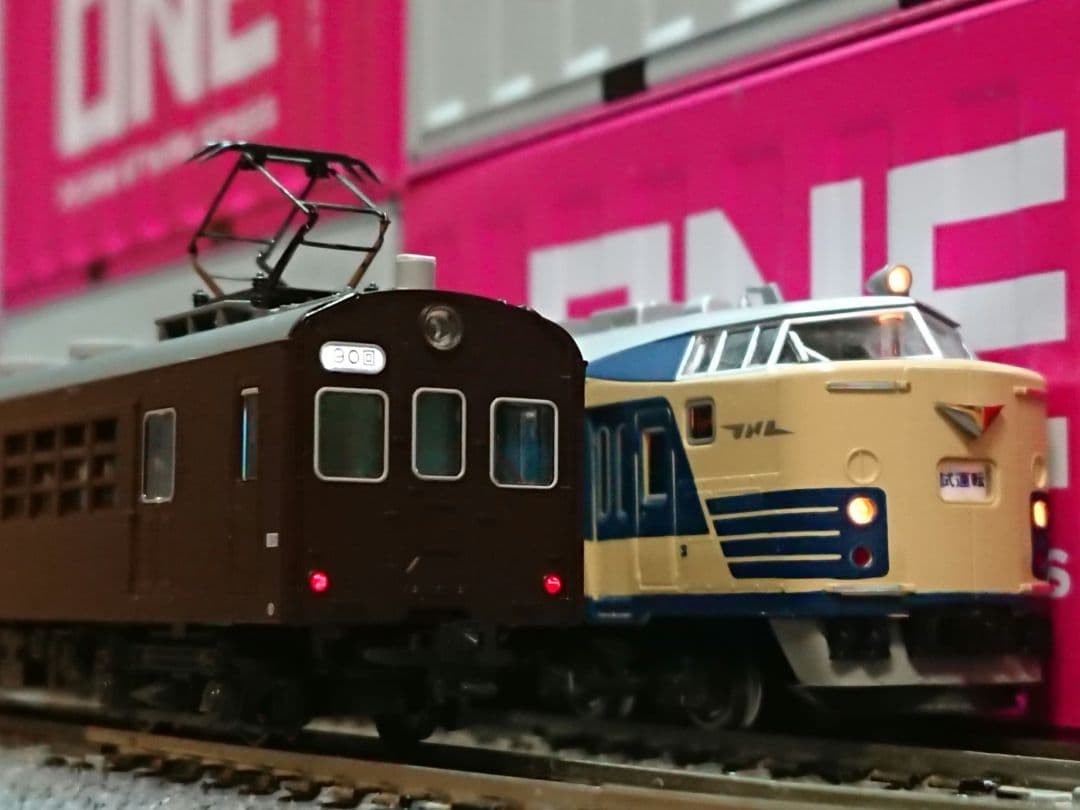 Nゲージ KATO 583系 485系 クモヤ90 向日町運転所 試運転編成