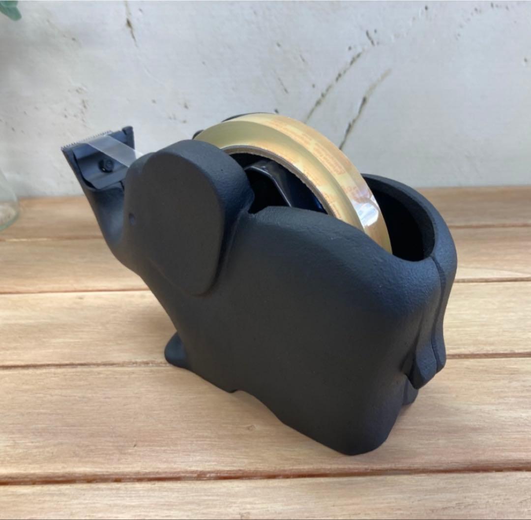 【値下げしました】南部鉄器　象さん型テープカッター