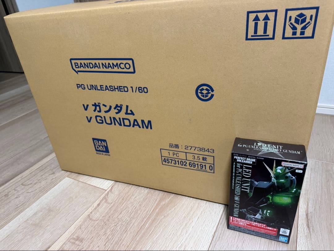 PGUNLEASHED1/60ニューガンダム+LEDユニット νガンダム