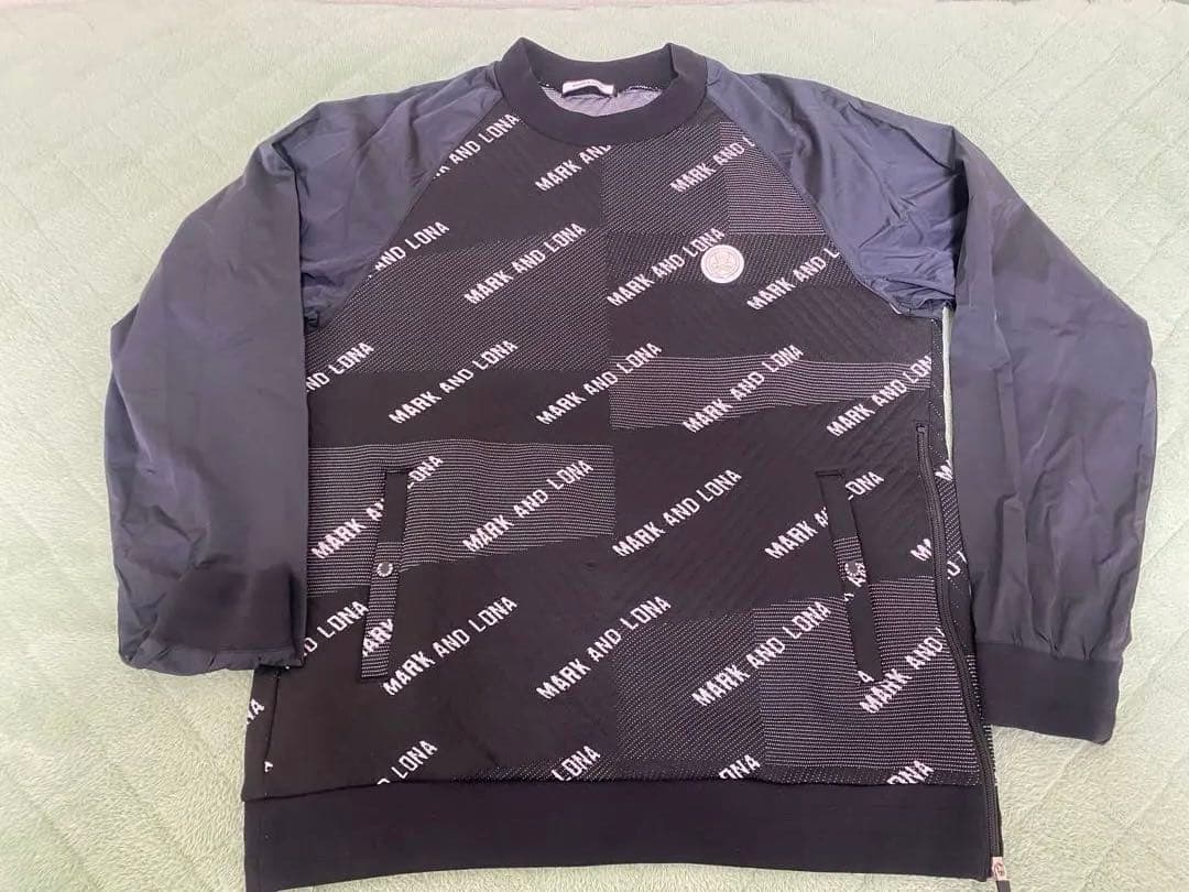 ゴルフウェア　メンズ　MARK & LONA ブラック アウター