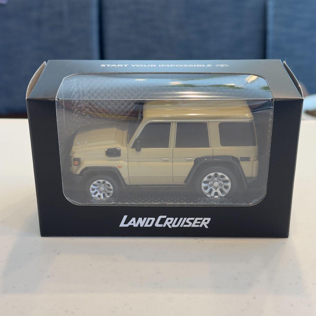 トヨタ ランドクルーザー70 ミニカー ディーラー特注品 (箱なし) おまけ付き