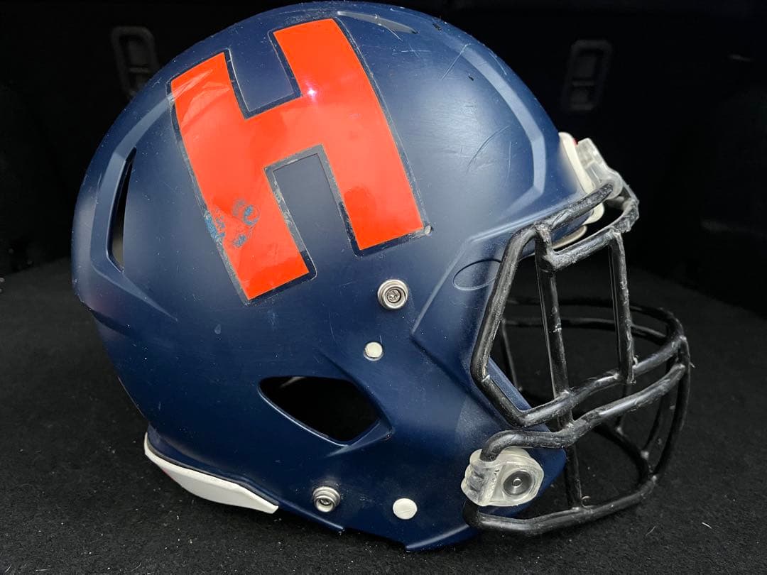 Riddell アメリカンフットボールヘルメット ネイビーブルー