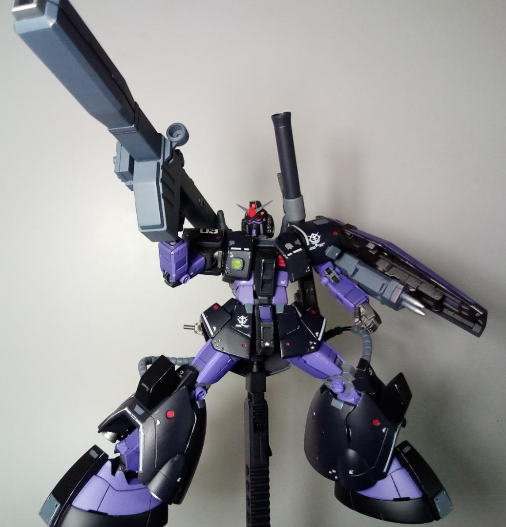 RG ガンダム ドムアーマー 黒い三連星 専用 鹵獲改修機 ガンプラ 完成品