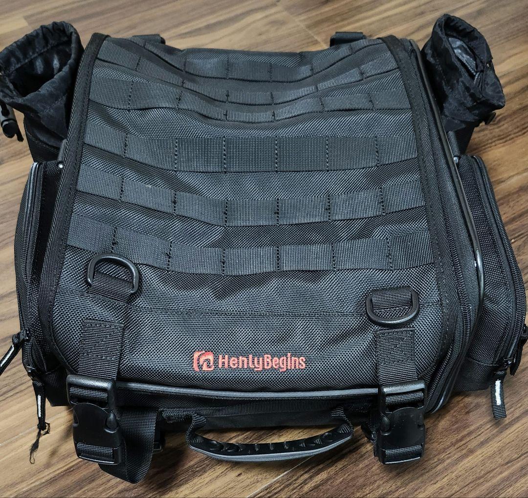 ヘンリービギンズ バイク用ツーリング シートバッグ Sサイズ(20-26L)