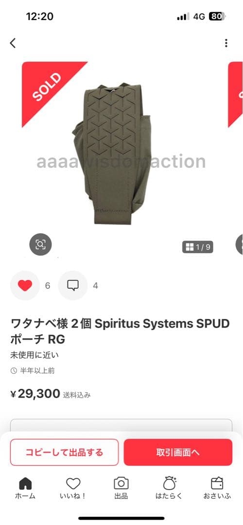 Spiritus Systems SPUDポーチ RG 2個